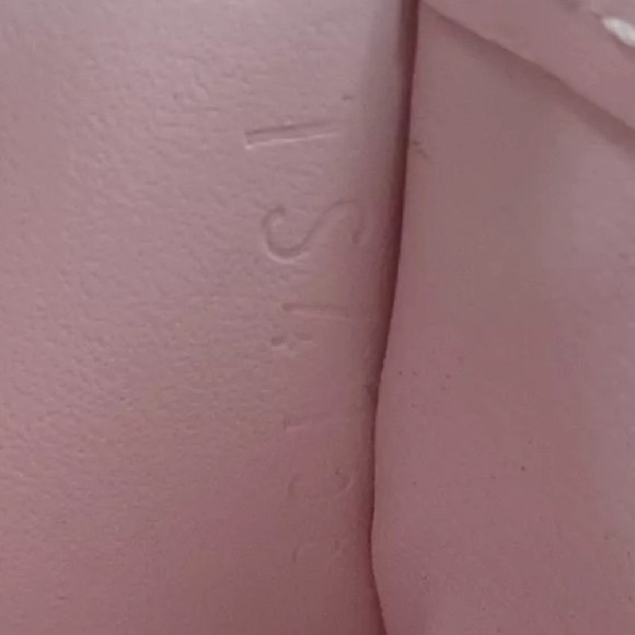 Auth Louis Vuitton Rose Ballerina Vernis Monogram Zippy Coin Change Purse Wallet - Picture 8 of 9